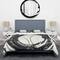 Designart 'Gold Metallic Circle' Glam Bedding Set - Duvet Cover & Shams